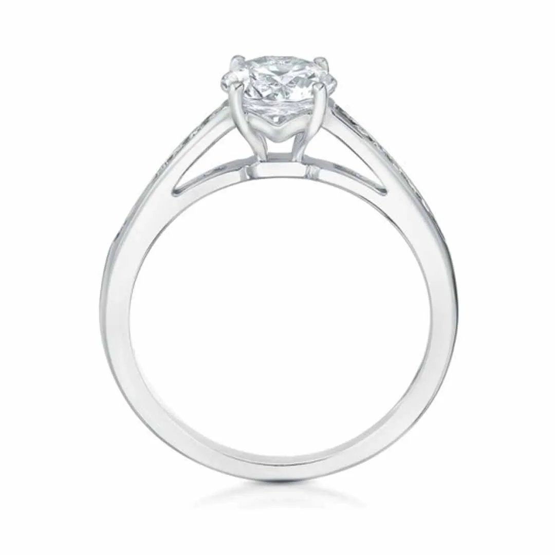0.14 ctw Diamond Solitaire Engagement Ring