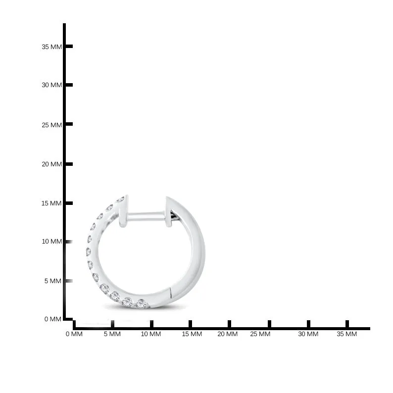 14KW 17M OUTSIDE DIAMOND  HOOP ER (118HP115394W14DI1)