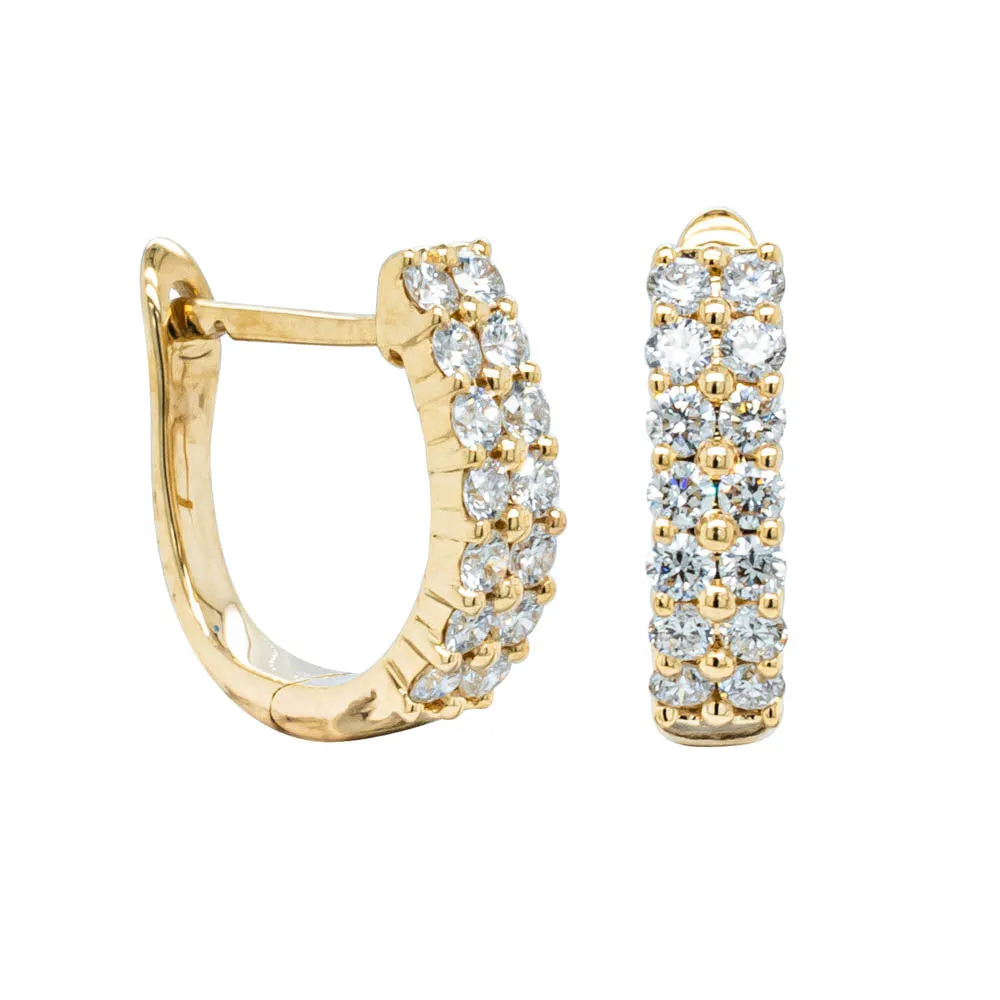 18ct Yellow Gold .50ct Diamond Apollo Earrings