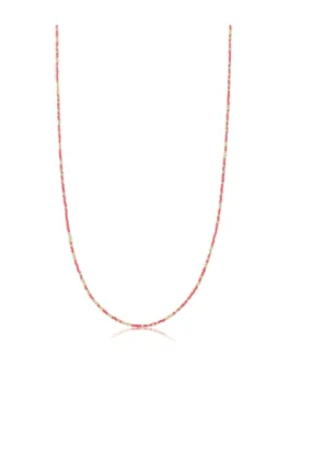 37" Necklace Hope Unwritten - Coral