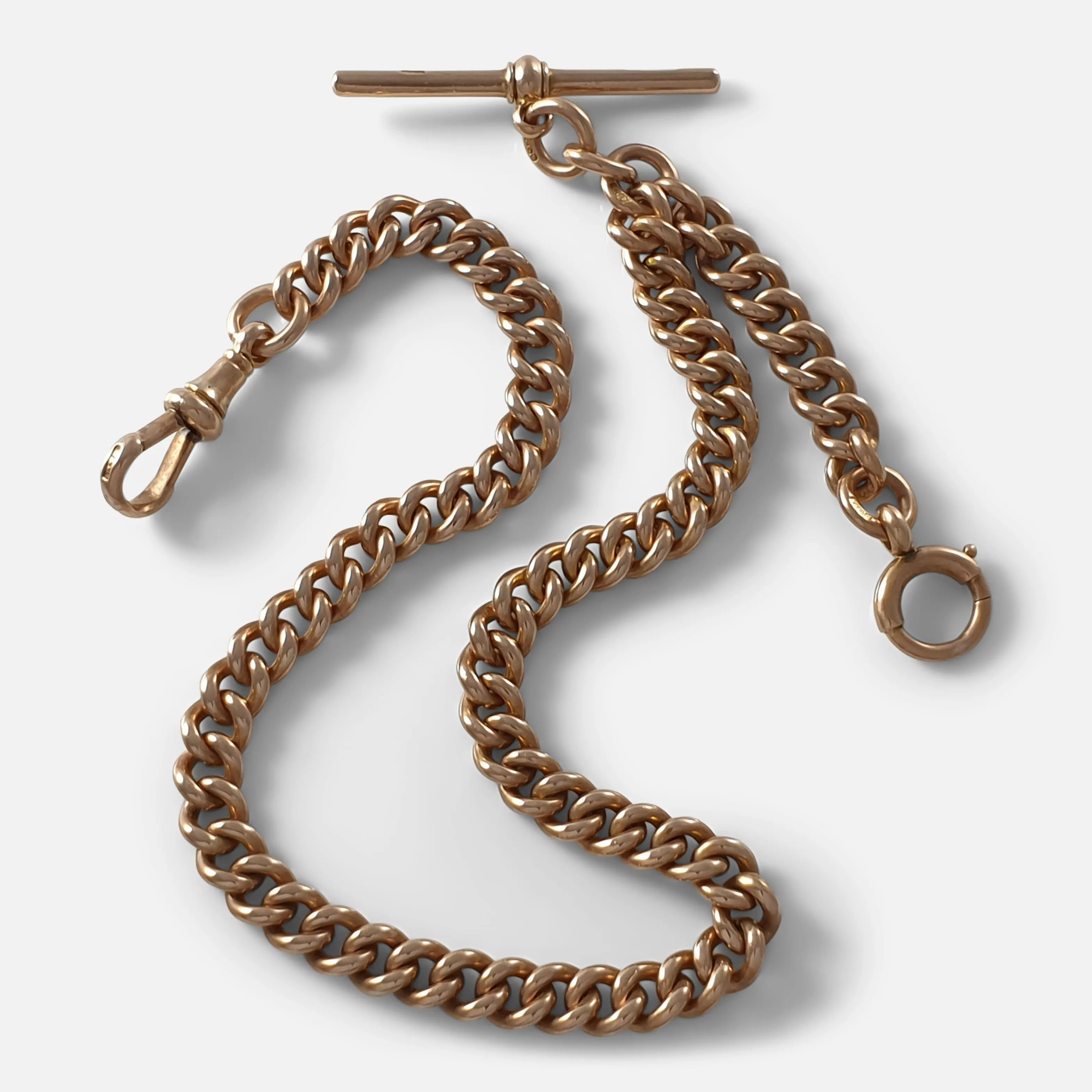 9ct Gold Albert Watch Chain - 47.6 grams