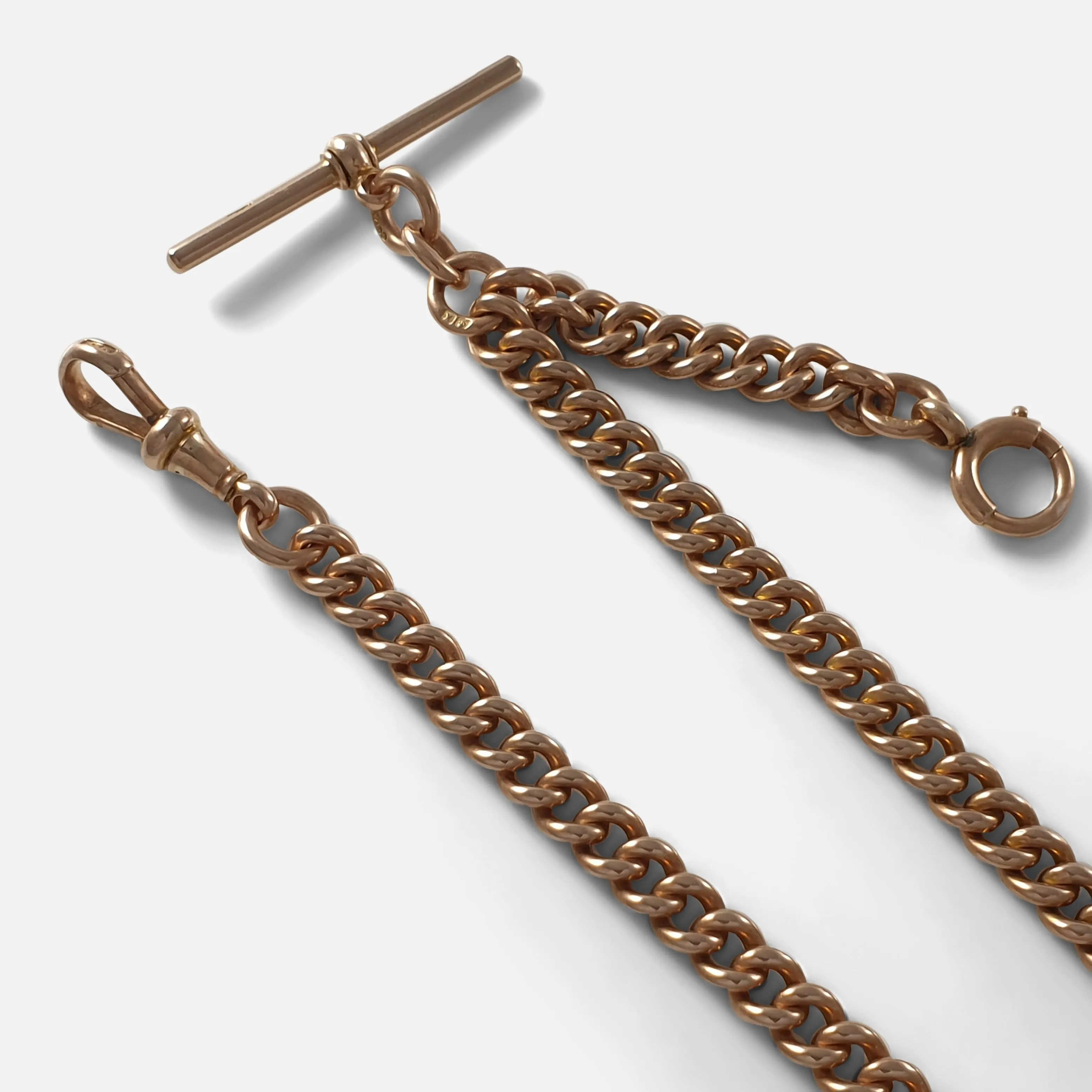 9ct Gold Albert Watch Chain - 47.6 grams