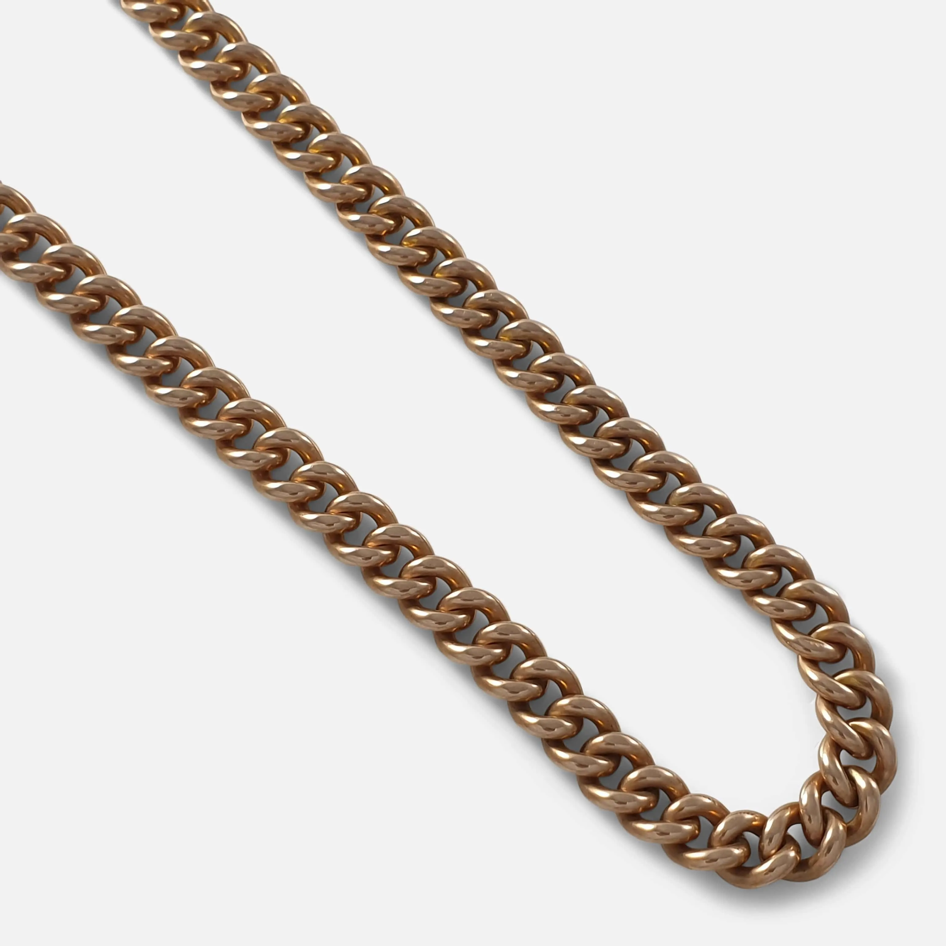 9ct Gold Albert Watch Chain - 47.6 grams