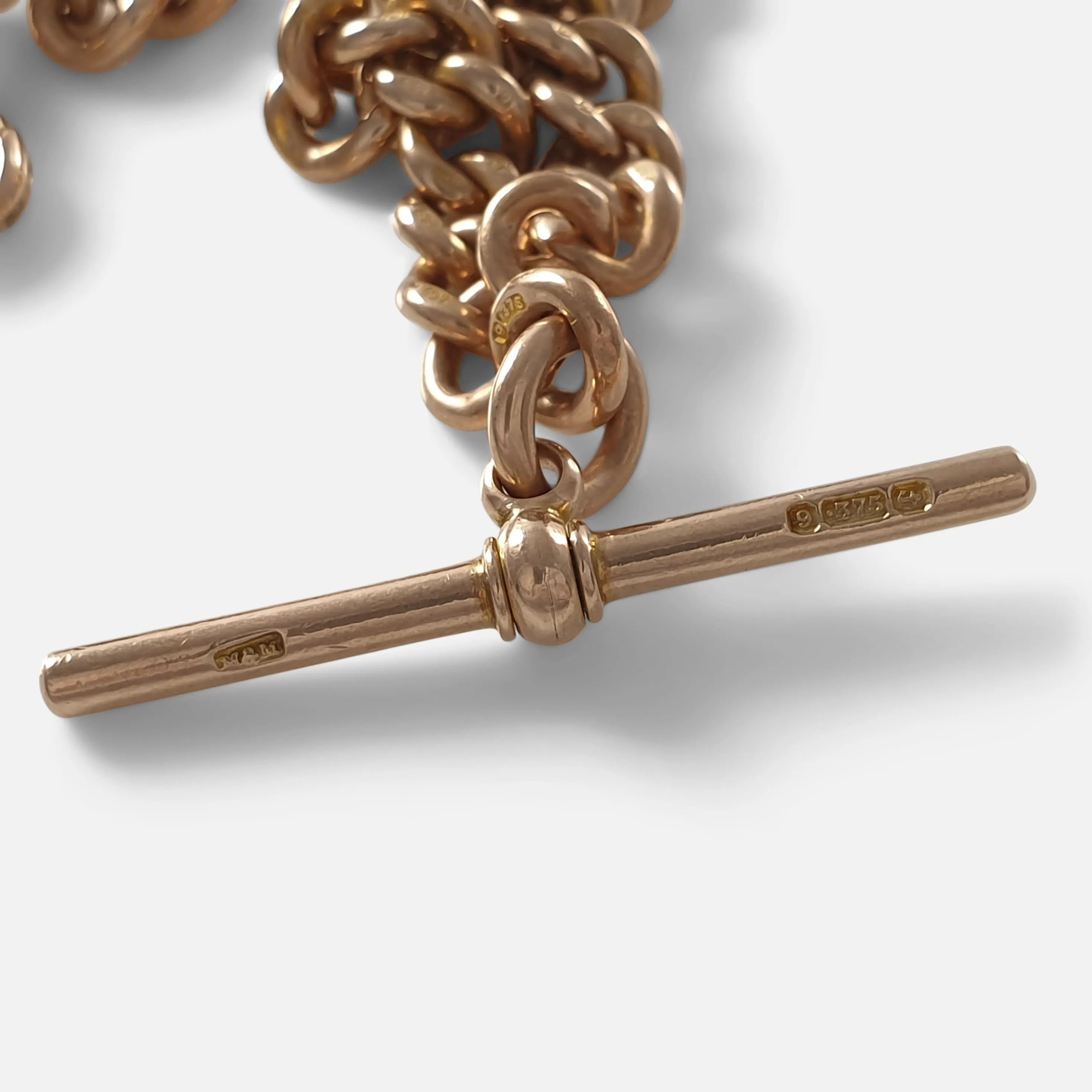9ct Gold Albert Watch Chain - 47.6 grams