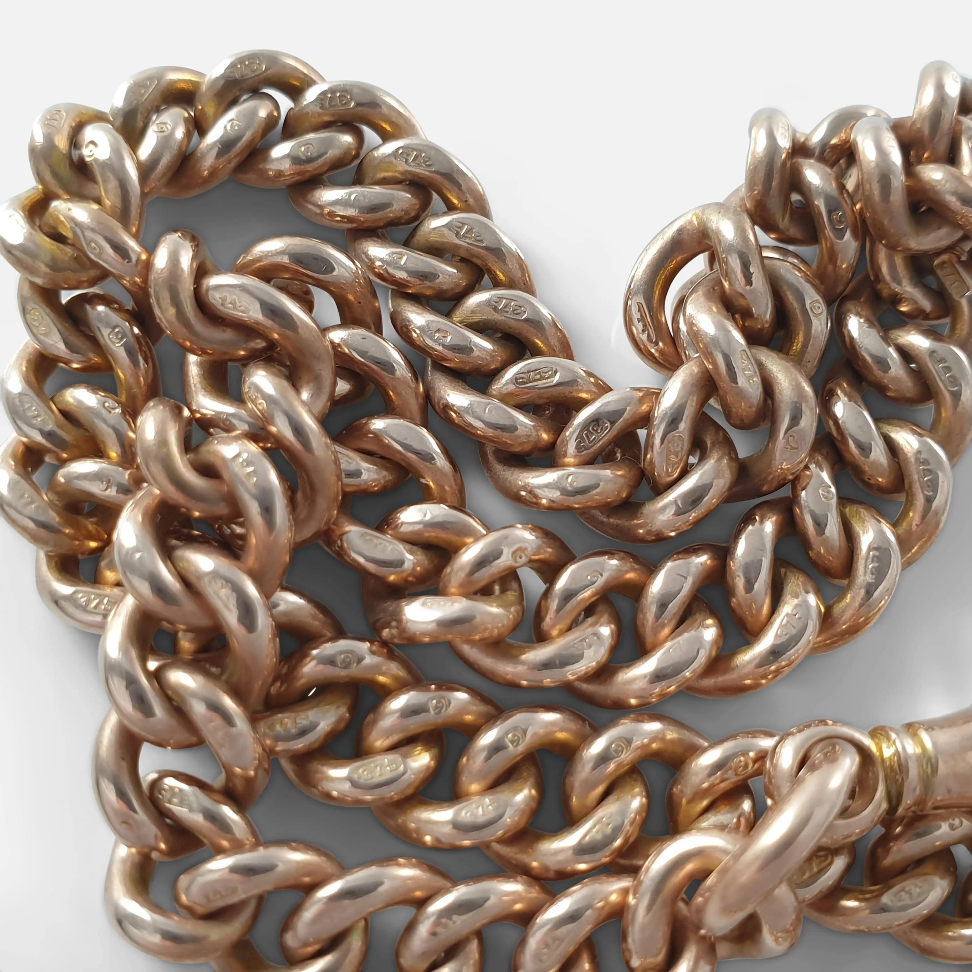 9ct Gold Albert Watch Chain - 47.6 grams