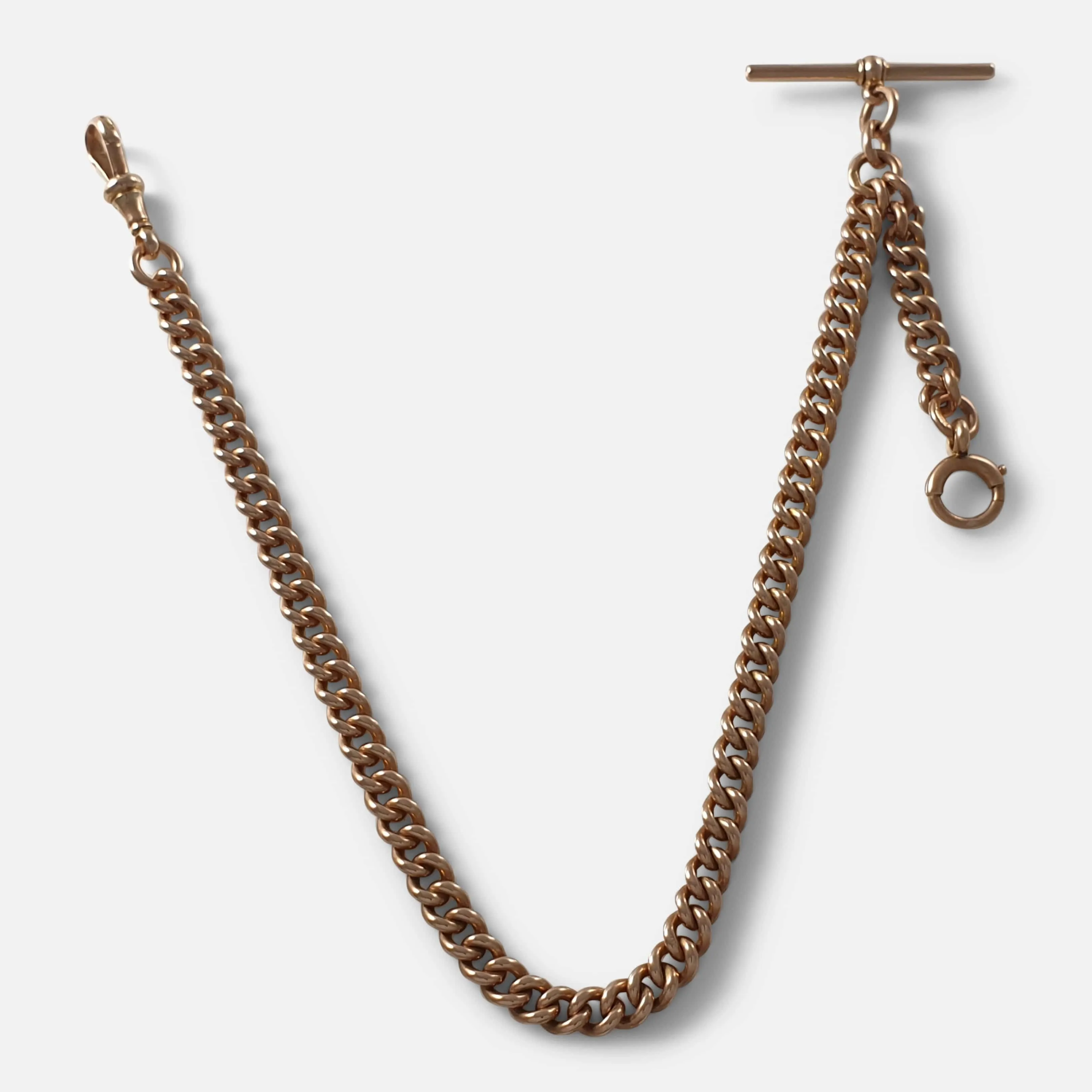 9ct Gold Albert Watch Chain - 47.6 grams