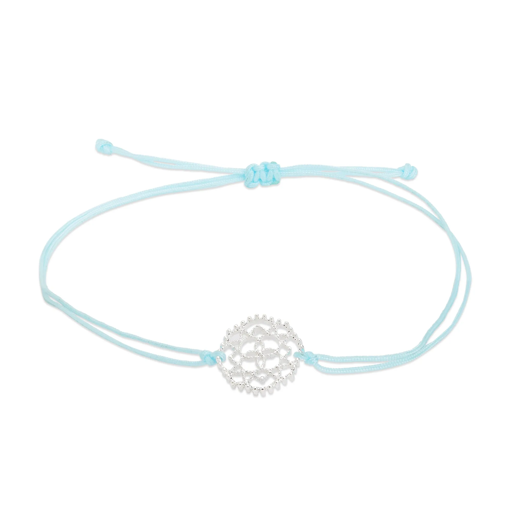 Accessorize London Women's Blue Filigree Friendship Bracelet