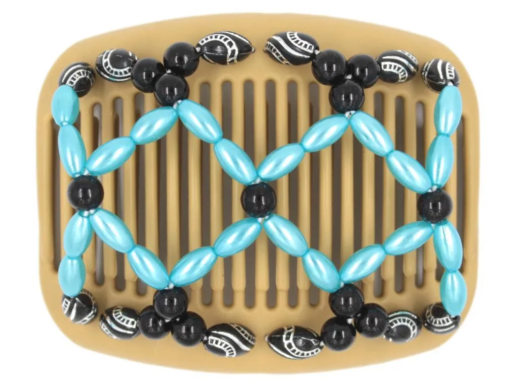 African Butterfly Hair Comb - Ndalena Blonde 77