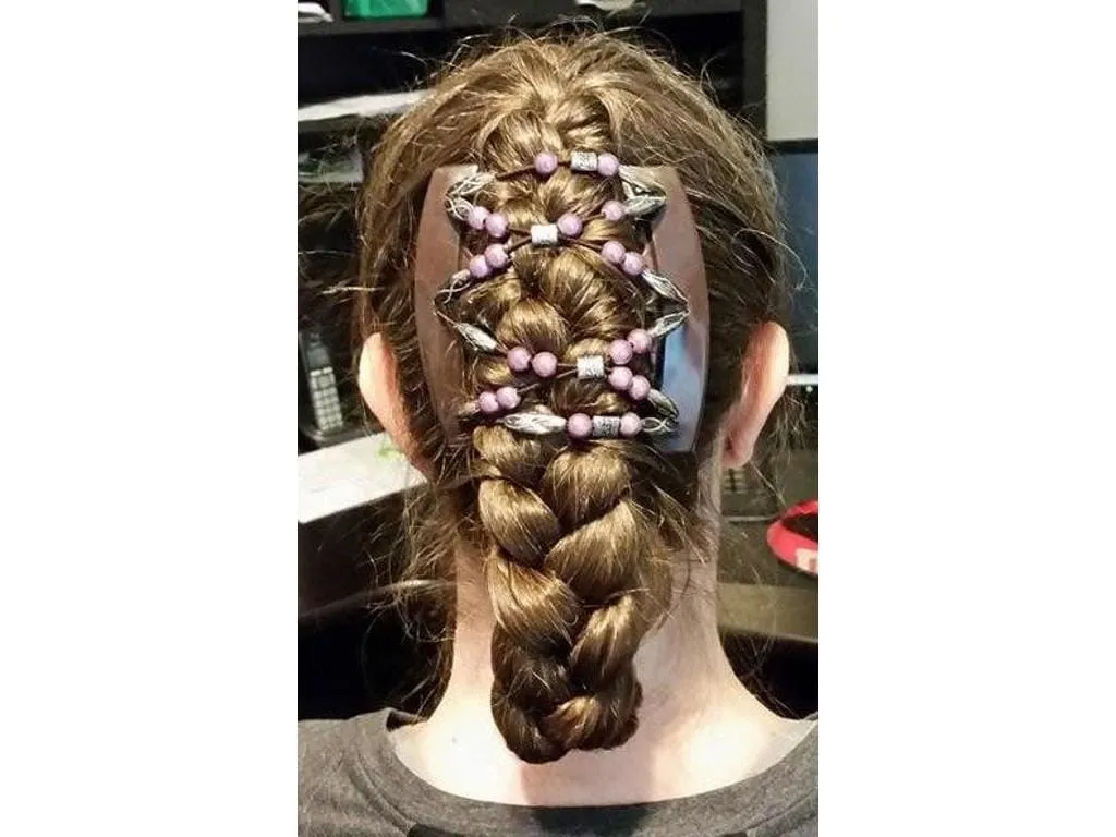 African Butterfly Hair Comb - Ndalena Blonde 77