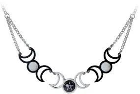 Alchemy Gothic Tres Lunae Necklace