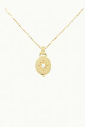 Alina Opal Gold Necklace