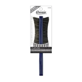 ANNIE 2ways Curved Bristle 5 row Brush Hard Soft [ASSORTED COLOR] #02359