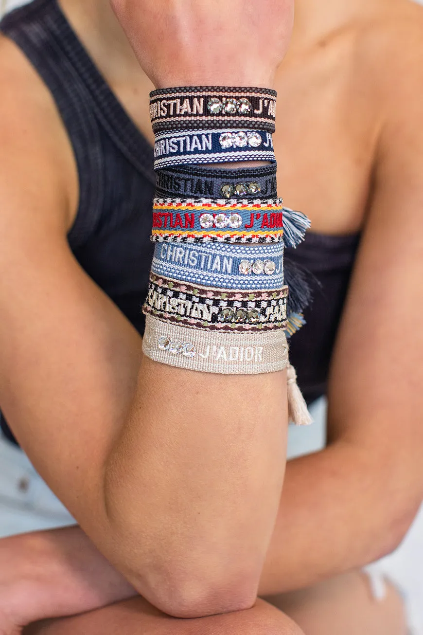 BACK IN STOCK!! Woven Tassel Bracelet in 7 Colors
