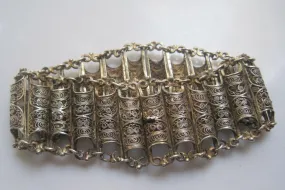 Balkan 800 Silver Filigree Bracelet