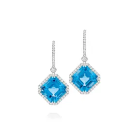 Bauble® Blue Topaz Drop Earrings