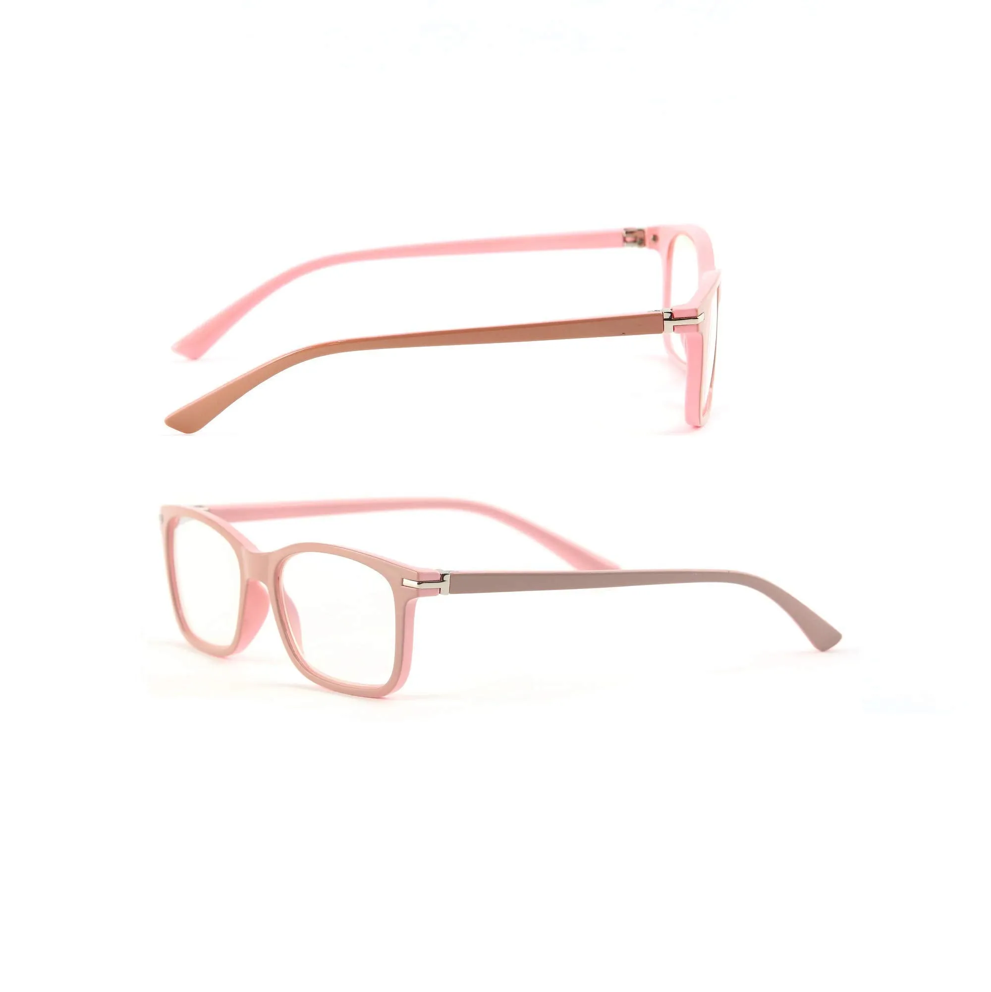 Blue-Light-Blocking-Reading-Glasses-Beige-Pink-2-25-Magnification-Computer-Glasses
