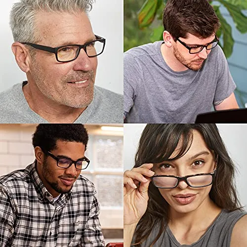 Blue-Light-Blocking-Reading-Glasses-Black-Camo-0-25-Magnification-Computer-Glasses
