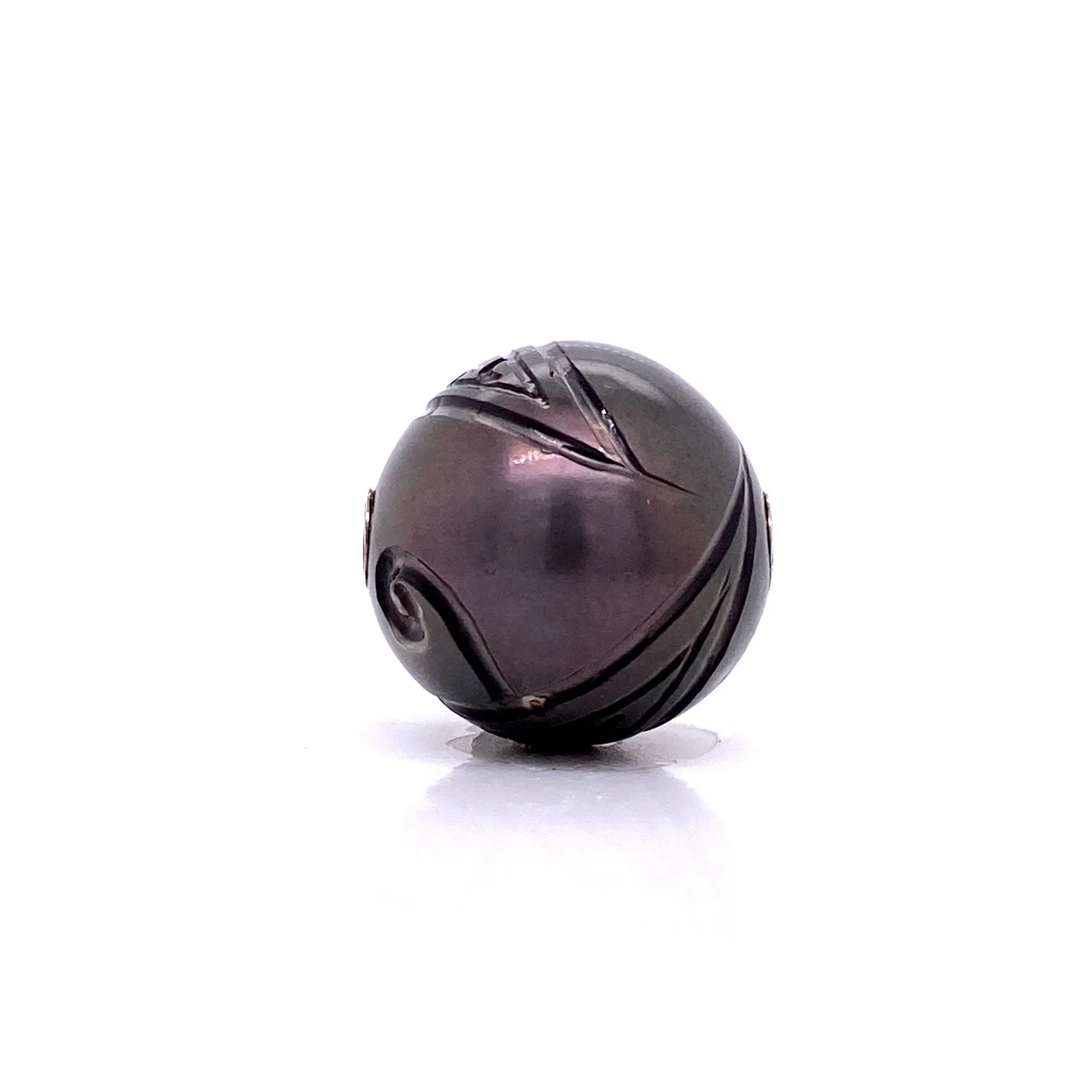 Carved Tahitian Pearl Clasp