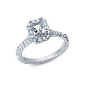 Classic Halo Engagement Ring