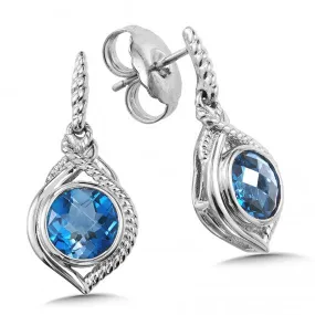 Color SG - London Blue Topaz Post Earrings