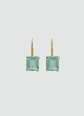 COVET HANDMADE - CLAUDIA CLASSIC PETITE BLUE TOPAZ GOLD