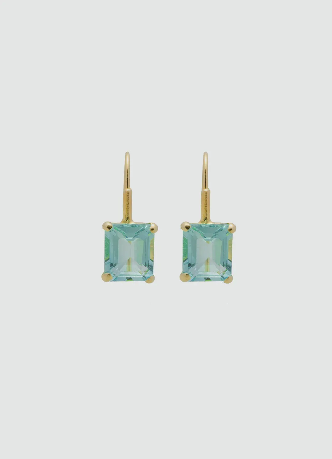 COVET HANDMADE - CLAUDIA CLASSIC PETITE BLUE TOPAZ GOLD
