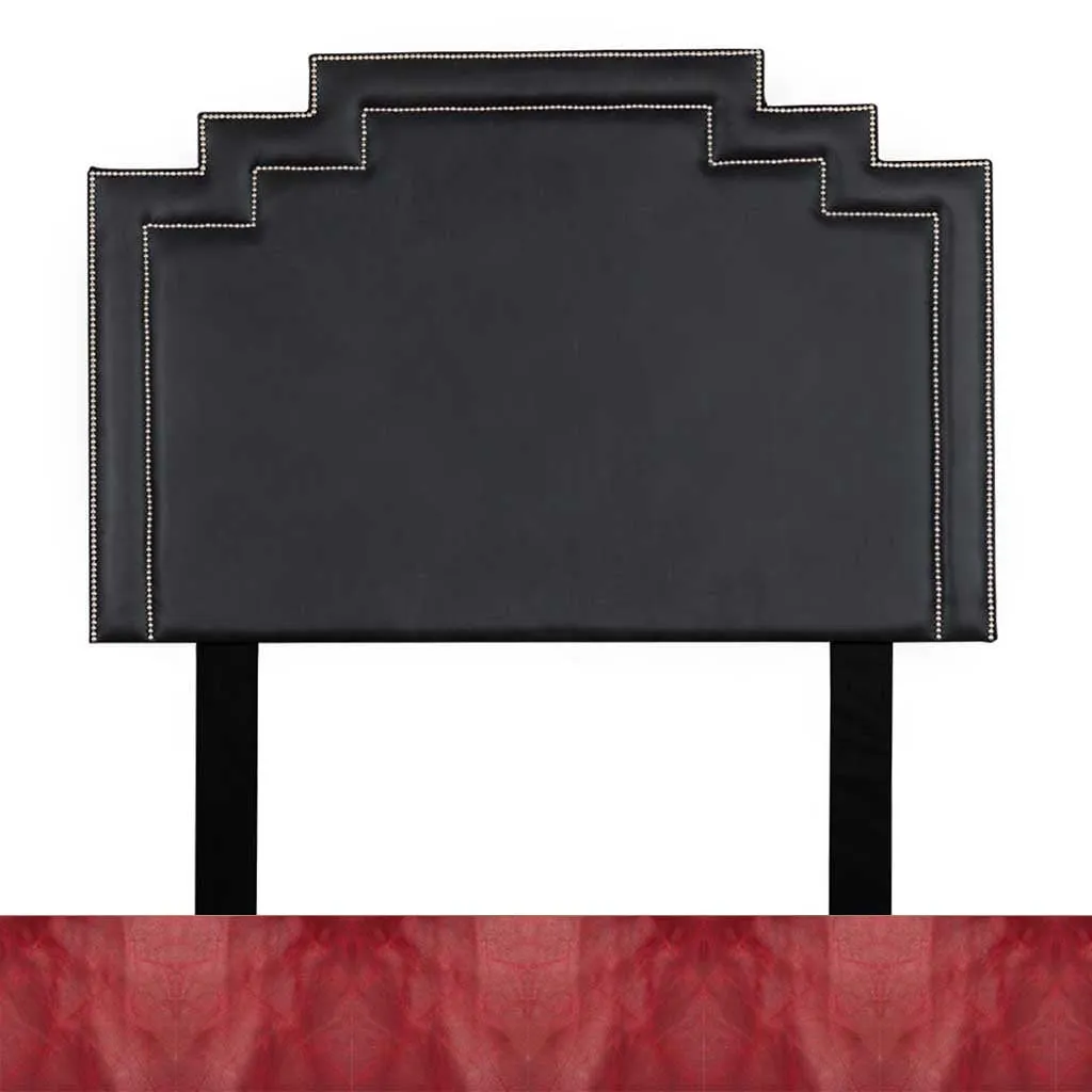 Crown Leather Headboard - King