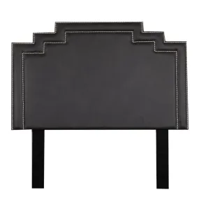 Crown Leather Headboard - King