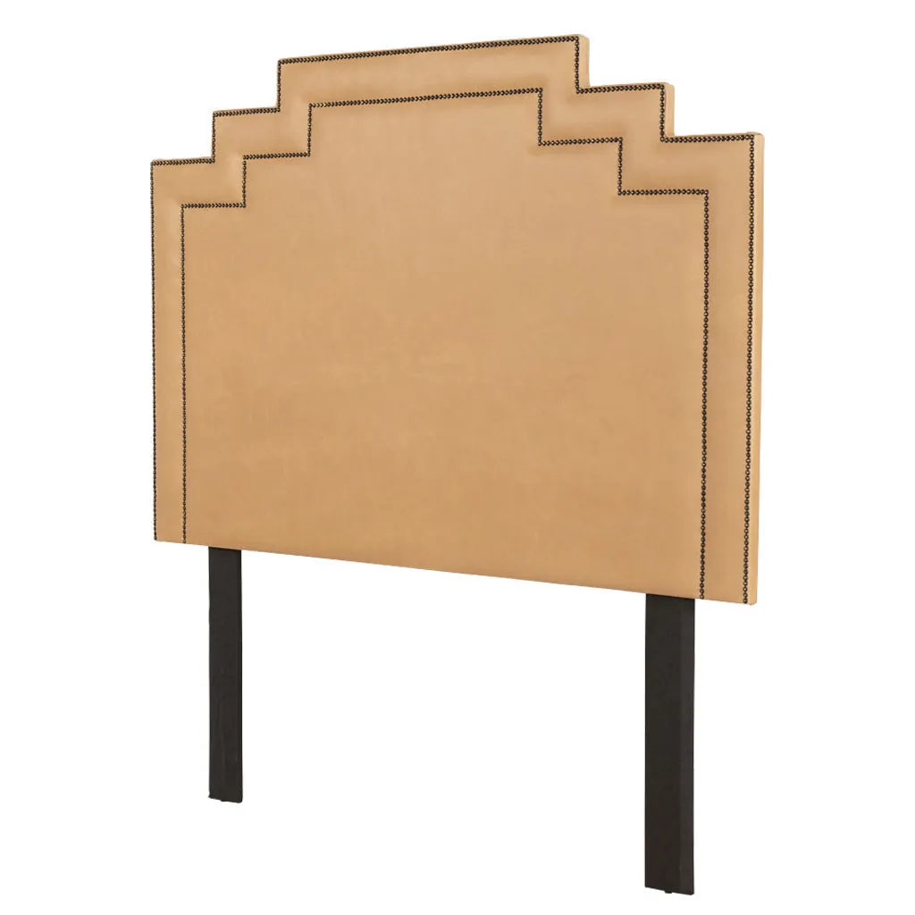 Crown Leather Headboard - King