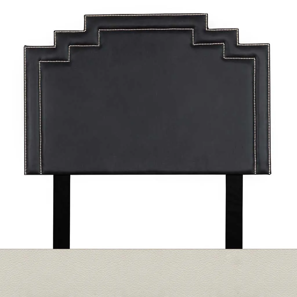 Crown Leather Headboard - King