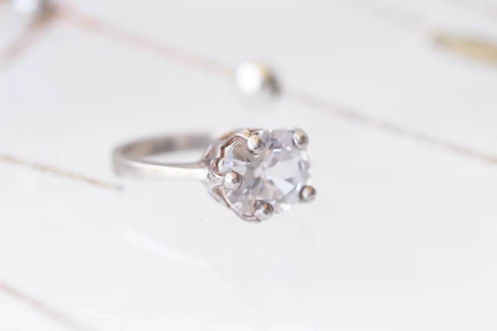 CZ ENGAGEMENT RING