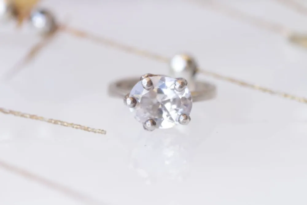 CZ ENGAGEMENT RING