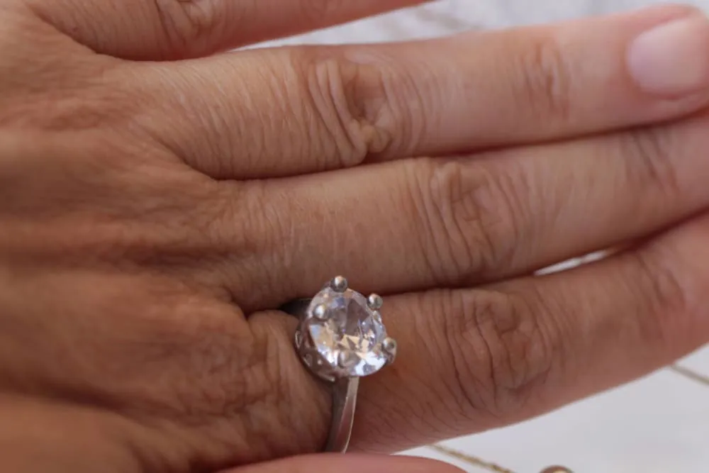 CZ ENGAGEMENT RING