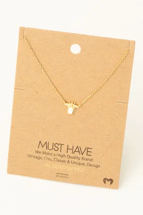 Dainty Bee Gold Necklace