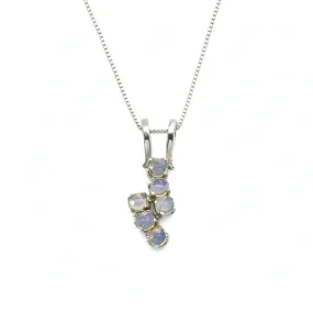 Dainty Opal Pendant - Natural Opal Necklace - October Birthstone Necklace