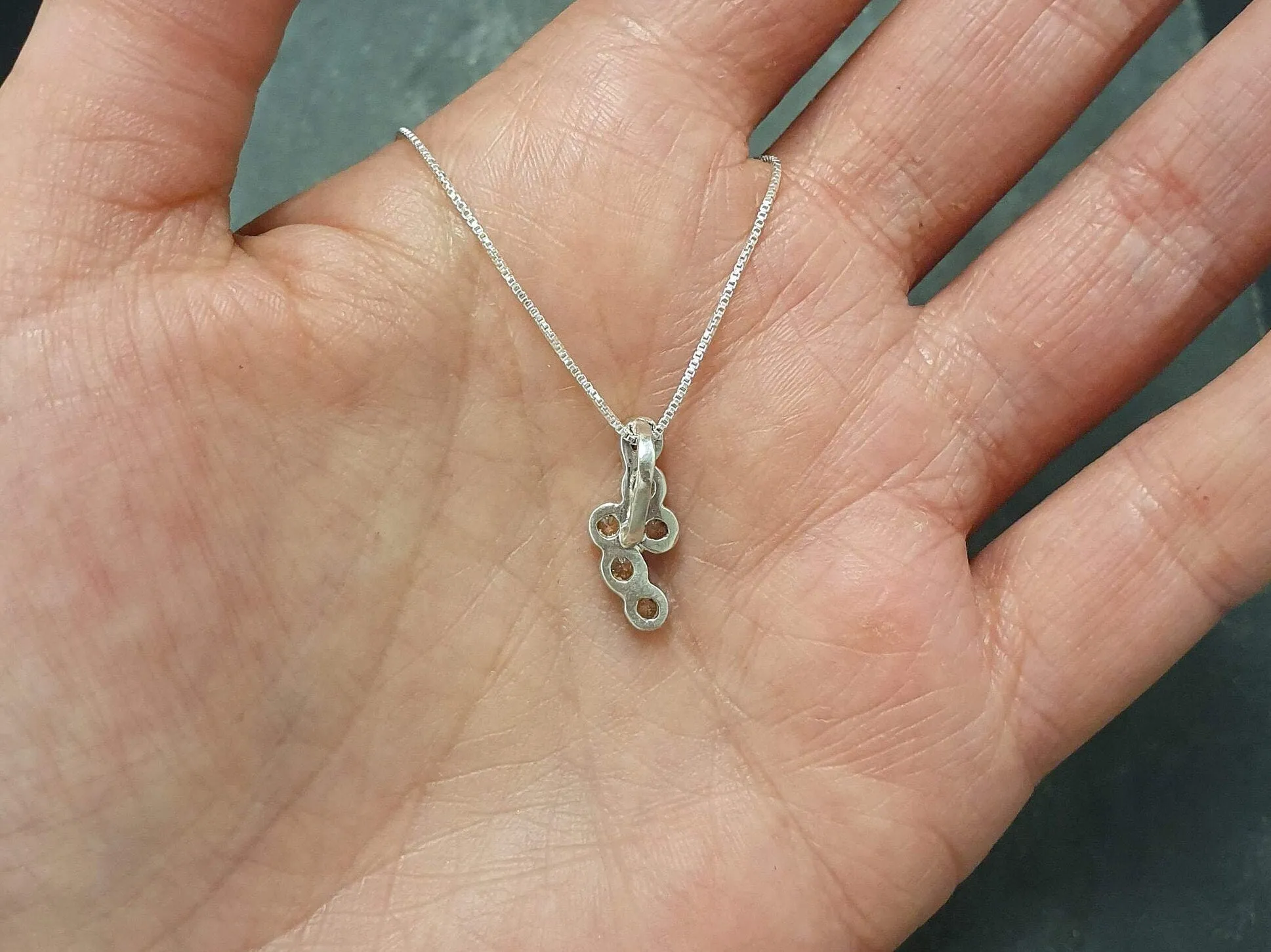 Dainty Opal Pendant - Natural Opal Necklace - October Birthstone Necklace