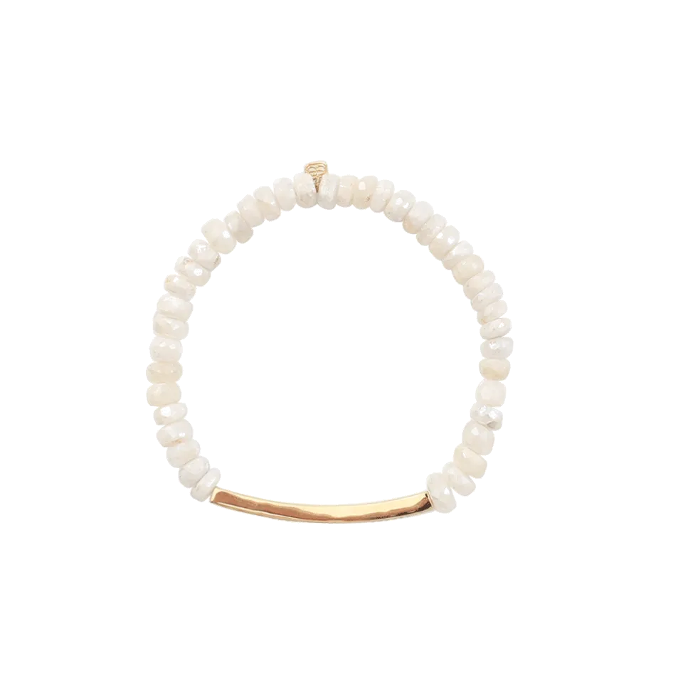 Diamond Bar Beaded Bracelet