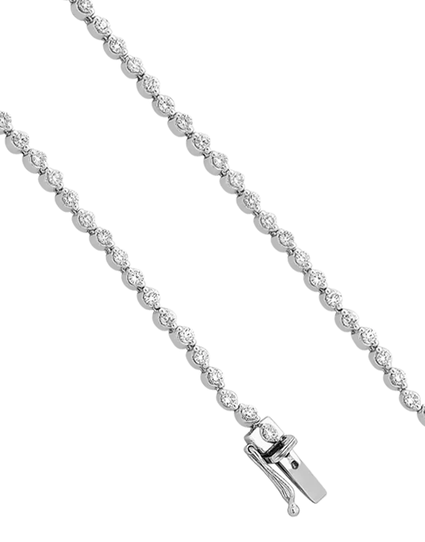Diamond Bracelet - 9ct Diamond Set Tennis Bracelet - 756948