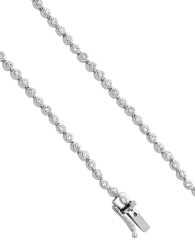 Diamond Bracelet - 9ct Diamond Set Tennis Bracelet - 756948