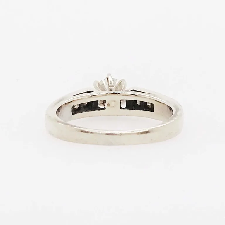 Diamond Six Prong Engagement Ring