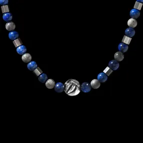 Dragon Claw Necklace with Lapis Lazuli, Picasso Jasper