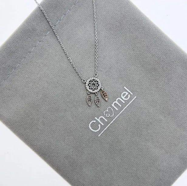 Dream Catcher Cubic Zirconia Necklace