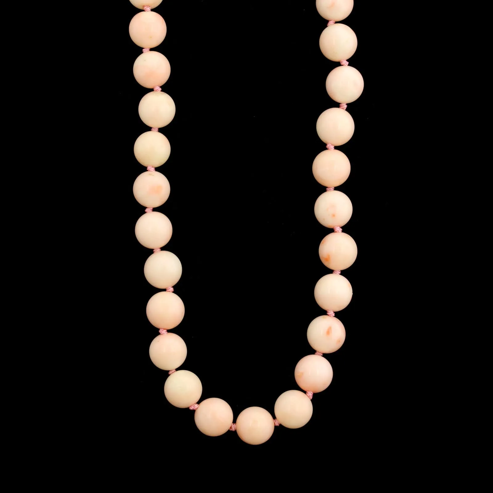Endless Estate Coral Bead Necklace