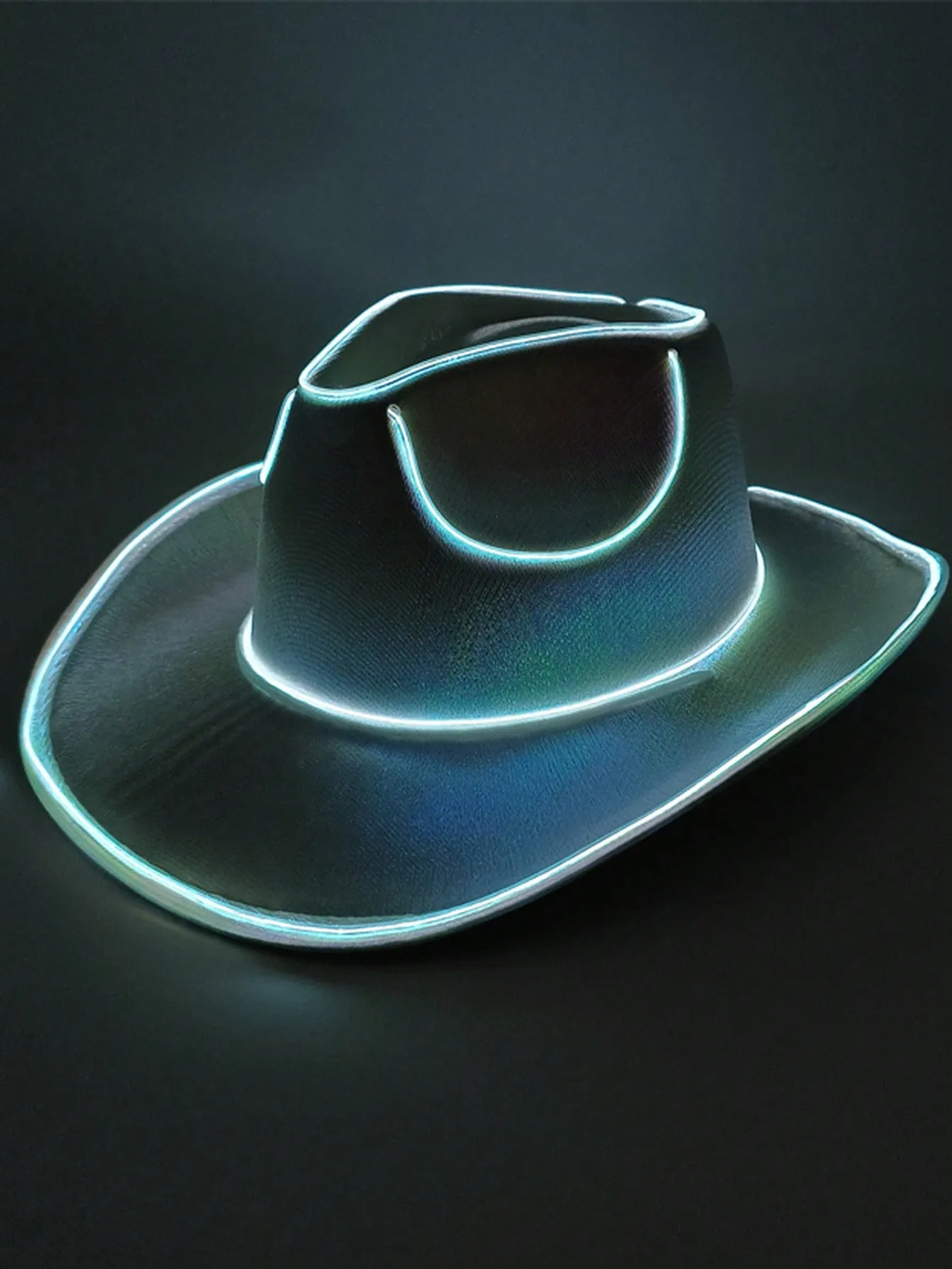 Fashionable Cool LED Light-Up Hat With Cold Light And Colorful Glow, Perfect For Night Travel, Bar And Party, Creating An Atmosphere Of Trendy And Personalized Style For Men