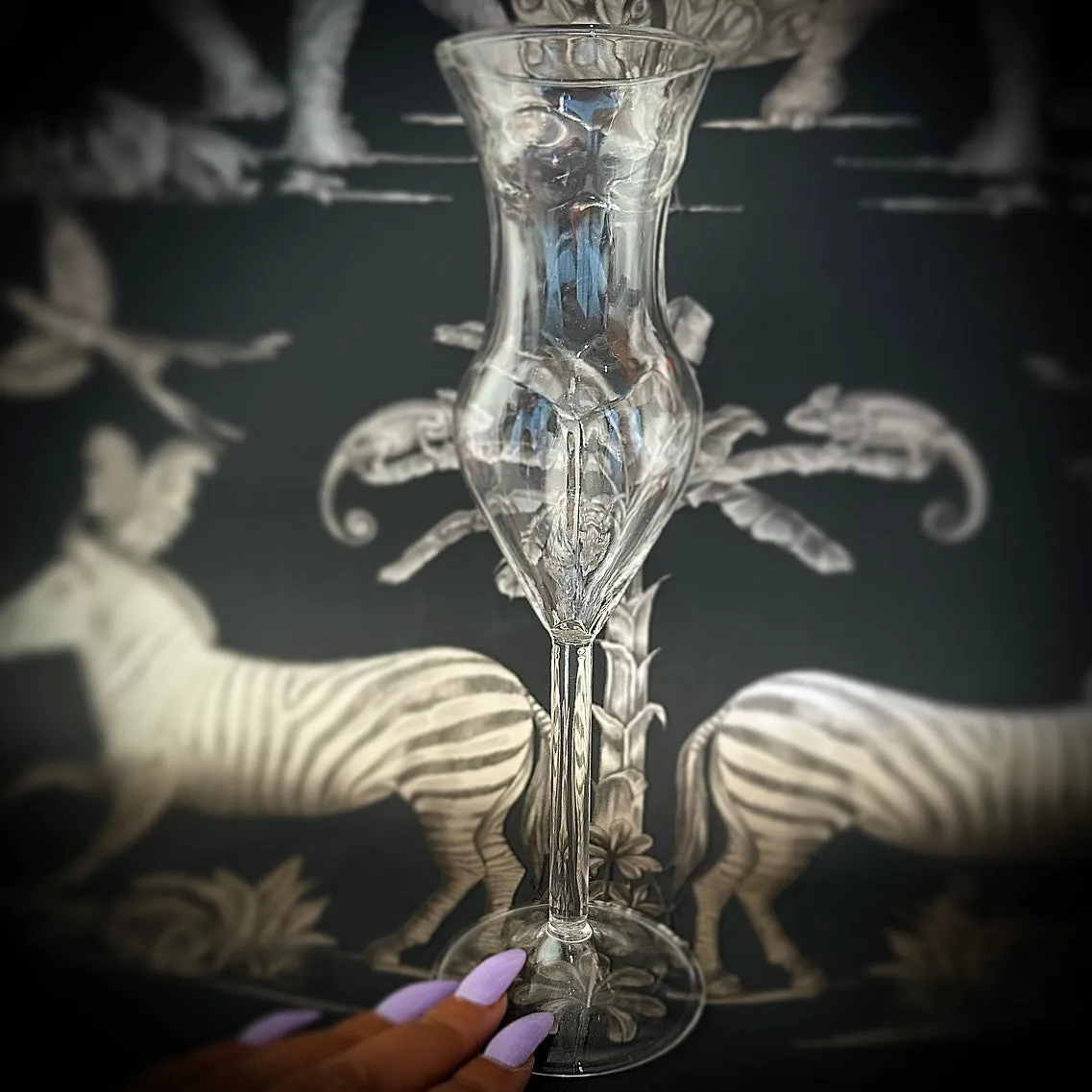 Female Body Champagne Glass