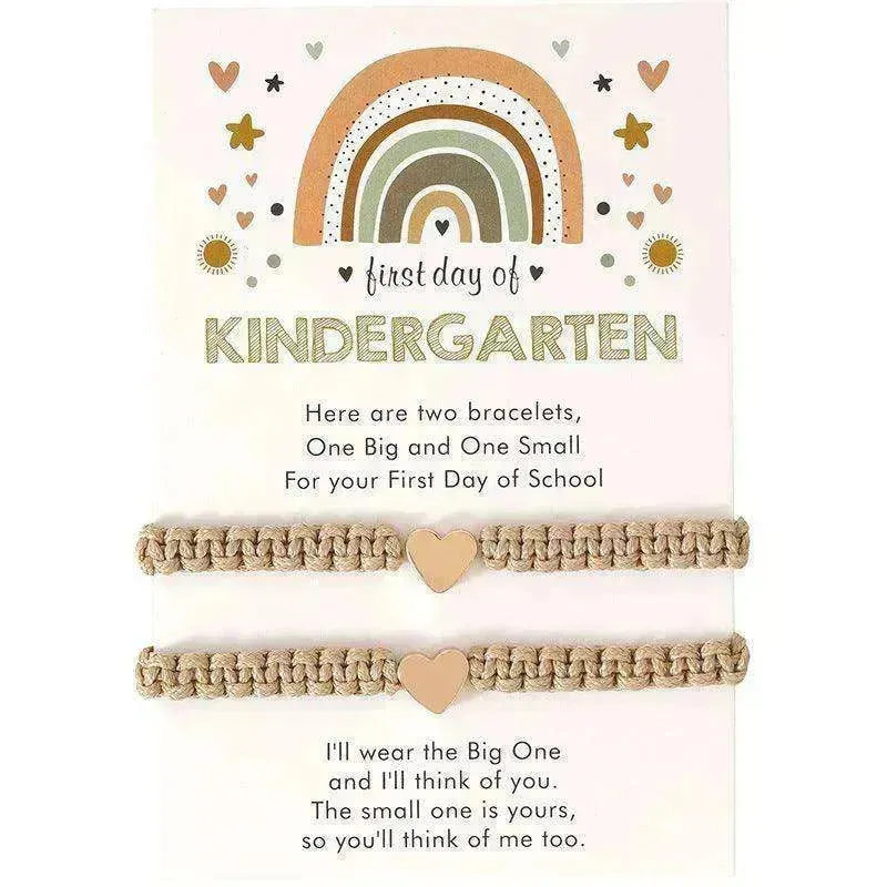 Hand Weaving Golden Love Bracelet
