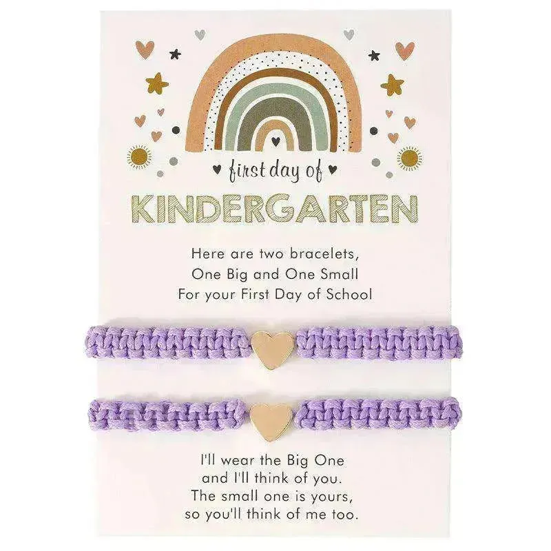Hand Weaving Golden Love Bracelet