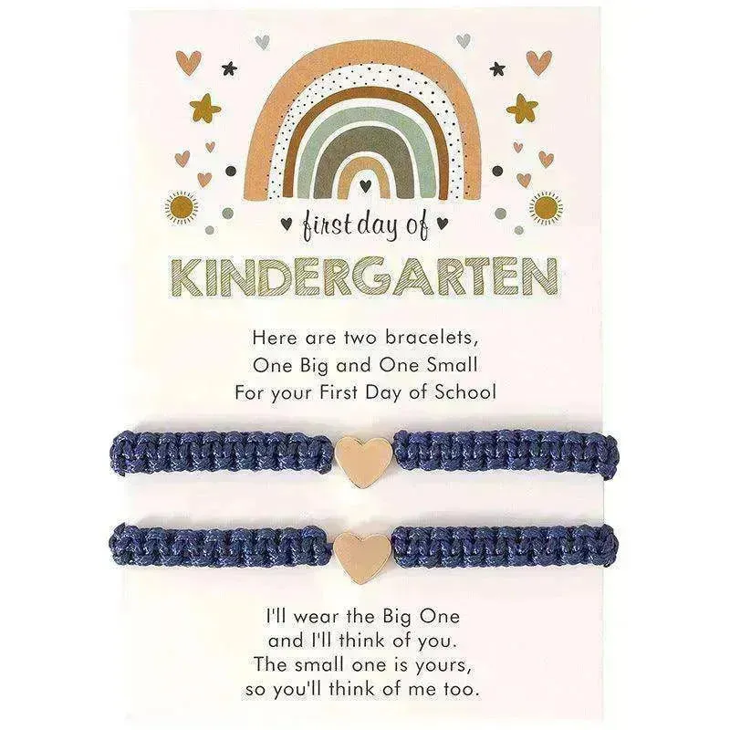 Hand Weaving Golden Love Bracelet