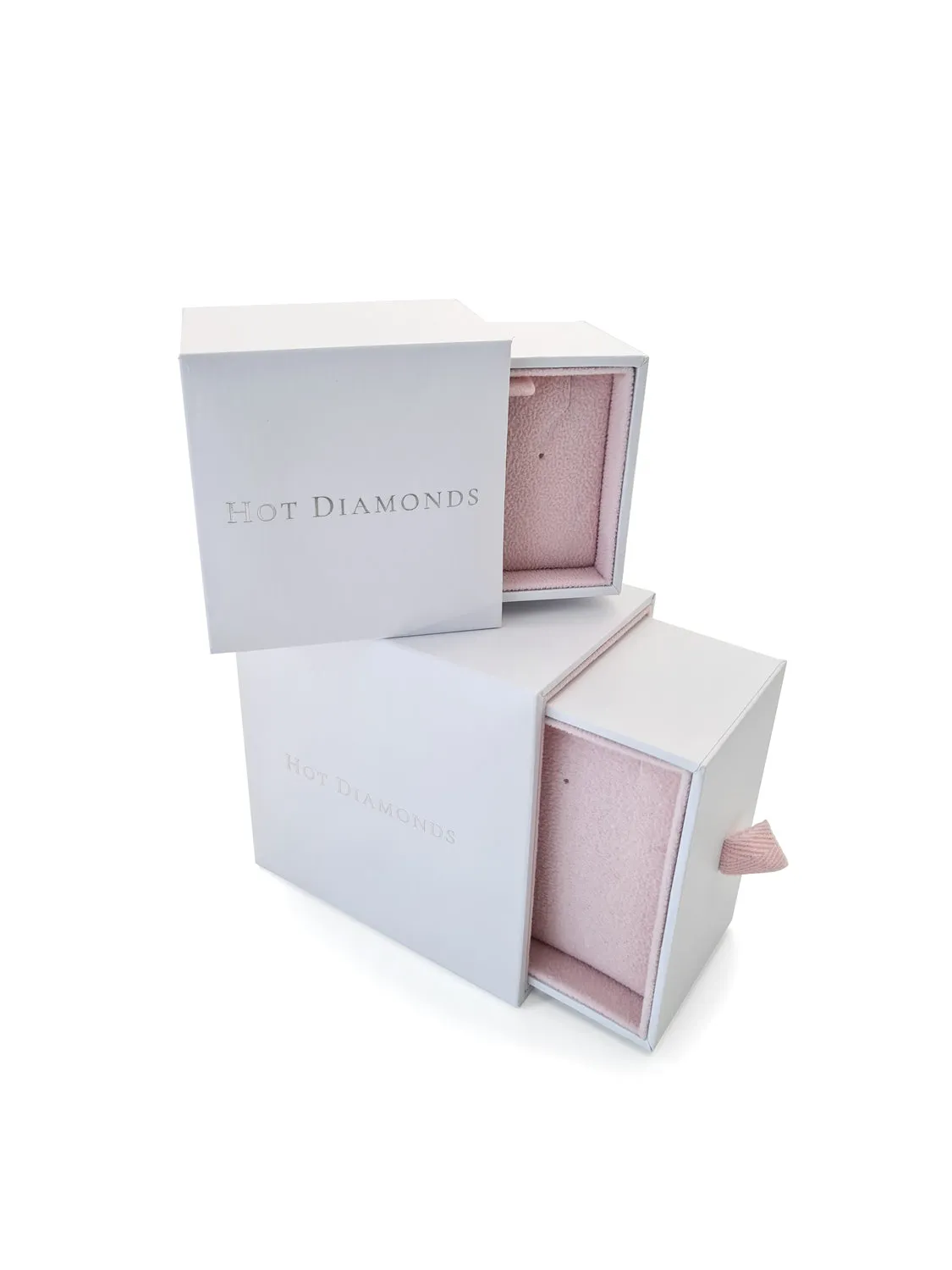 Hot Diamonds White Topaz Constant Loop Earrings | Sterling Silver