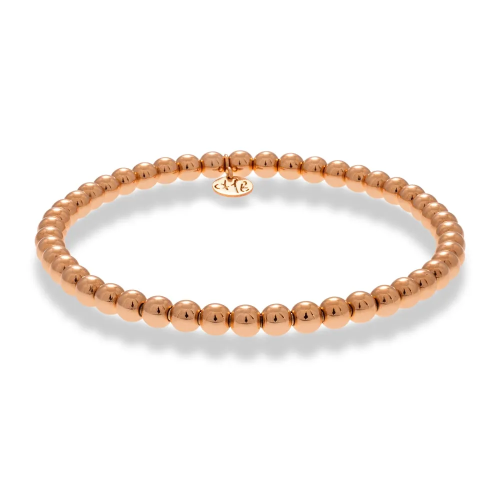 Hulchi Belluni 18K Rose Gold 5mm Tresore Bracelet
